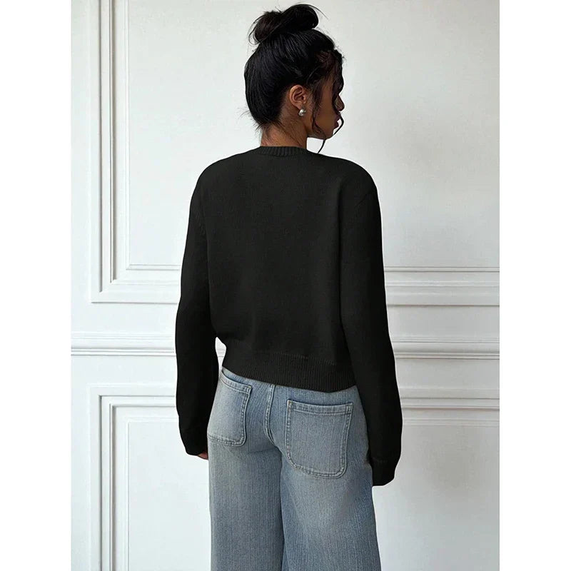 Eden קרדיגן סרוג קלאסי