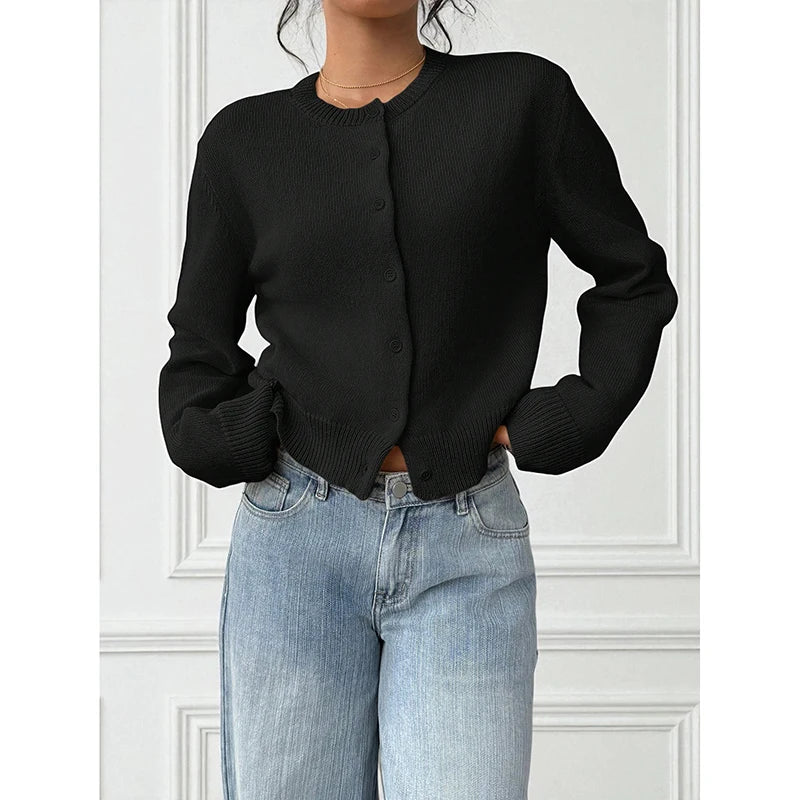 Eden קרדיגן סרוג קלאסי