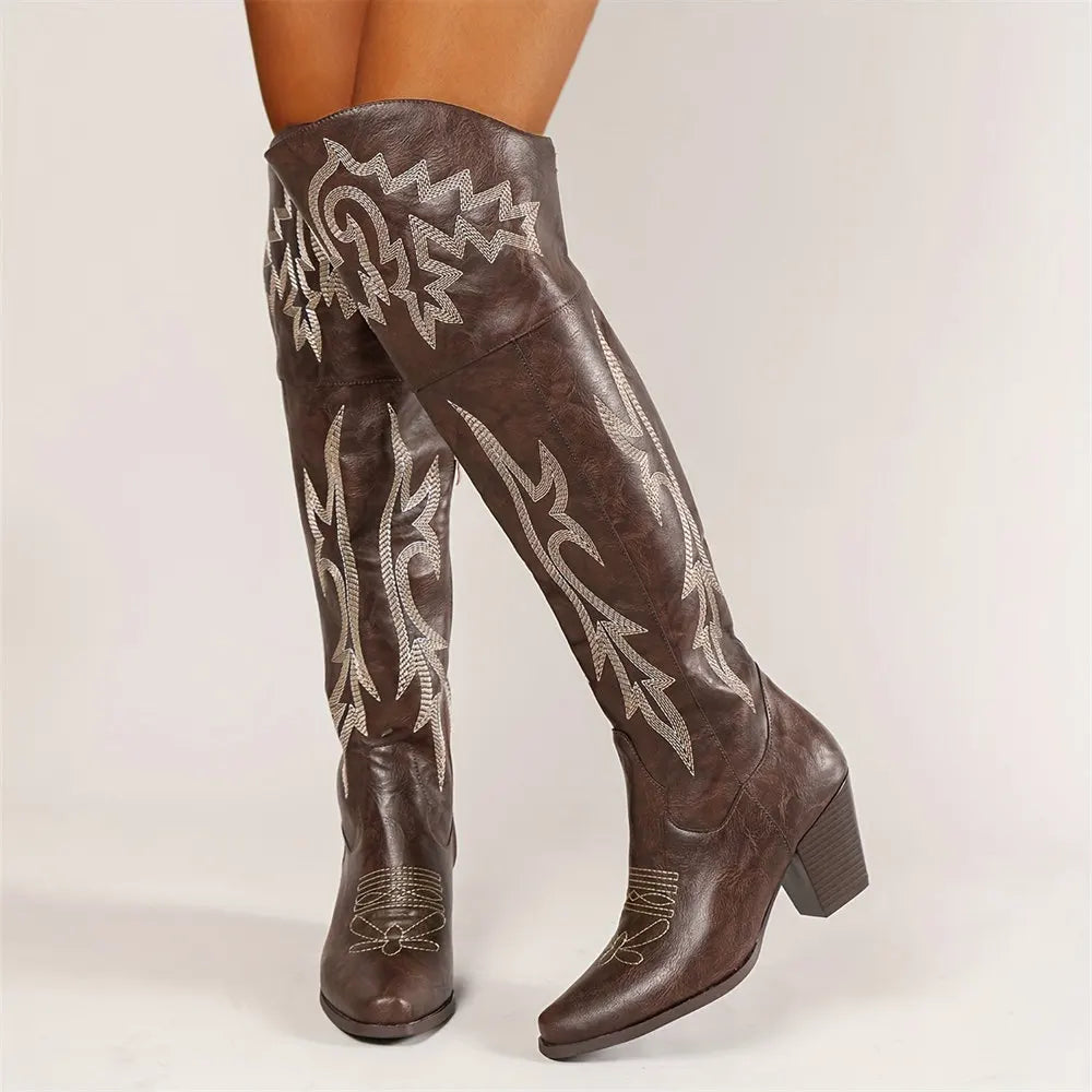 מגפי קאבוי גבוהות דגם- ניליה