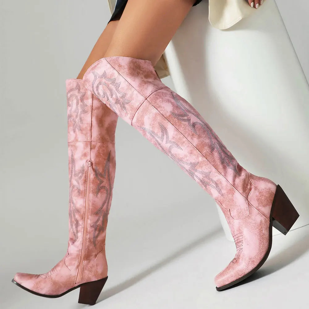 מגפי קאבוי גבוהות דגם- ניליה