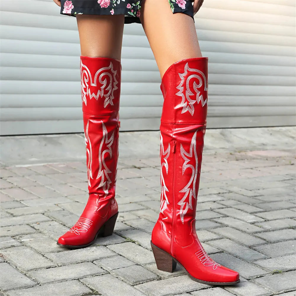 מגפי קאבוי גבוהות דגם- ניליה